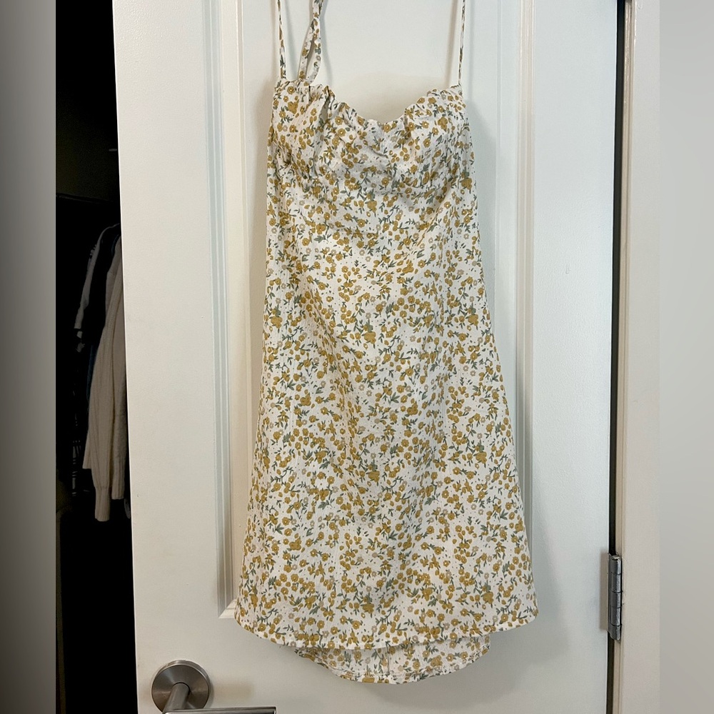 Princess Polly yellow flowers sundress
